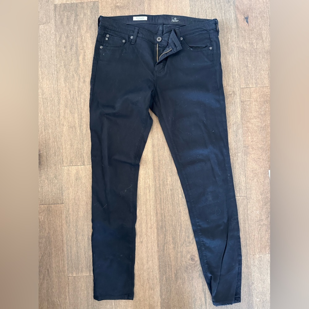 AG black stretch dress jeans “The Legging”